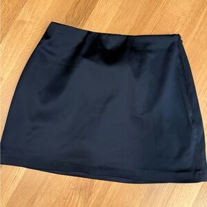 Abercrombie & Fitch Navy Silk Skort